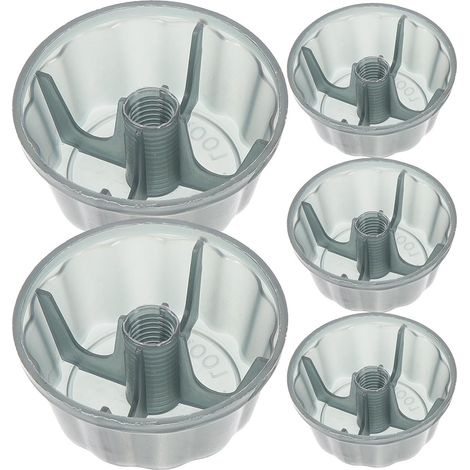 Cache-écrou de Pales de Ventilateur sur Pied en Plastique, Lot de 5 Pièces pour Ventilateur de Table Pied, Fixation Sécurisée Compatible été Vacances (1/5)