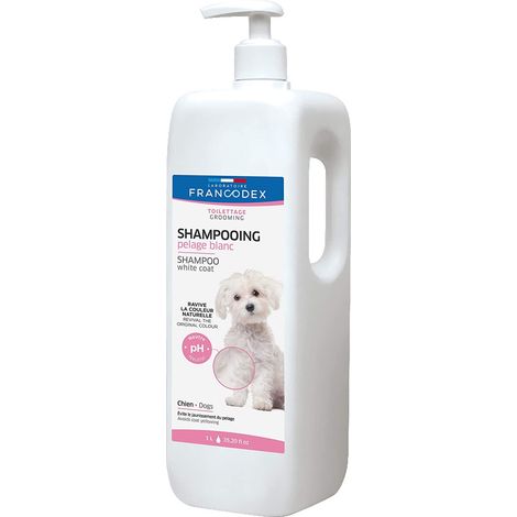 Shampoo 1 Liter Weißes Fell für Hunde