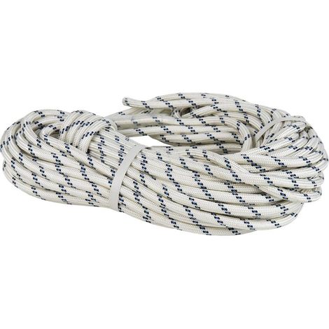 COFAN rollo 50m cuerda trabajos en altura (en-1891 a) , Cuerda trenzada semiestática fabricada en poliéster de alta resistencia que proporciona una mayor seguridad. Esta cuerda mul (1/4)