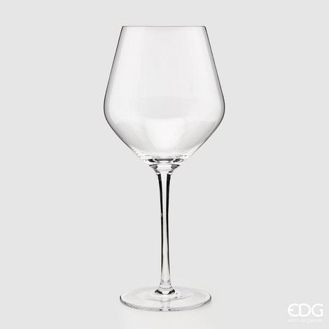 EDG Enzo De Gasperi Calice Vino Rosso H 24,5 Cm D 10,5 Cm 600 Ml Vetro Cf 4 Pz