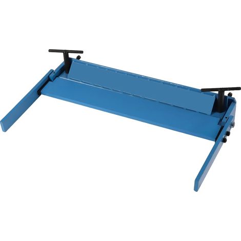 Machine de pliage manuelle, construction durable, poignées ergonomiques, Bleu (1/2)