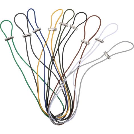 de 9 sangles réglables pour poubelle avec connecteur (1/5)