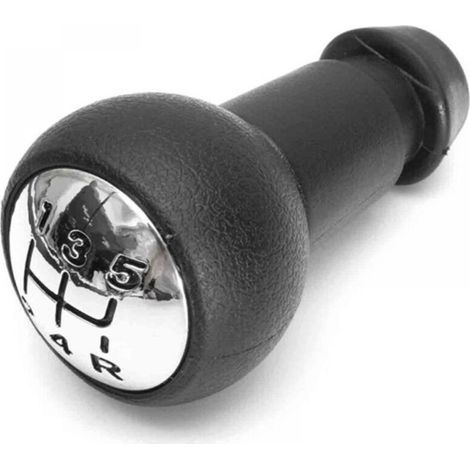 Pommeau de levier de vitesse manuel 5 vitesses – Compatible CITROËN C2. C3. C4. Berlingo. PEUGEOT 206. 308 – PVC non toxique