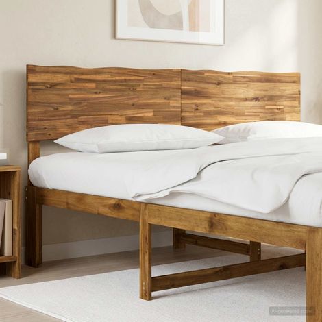 vidaXL Cabecero de borde natural ROSTOCK Natural 180 cm (1/5)