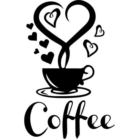 STICKERS CUISINE, tasses, café 100 x 50 cm (1/5)