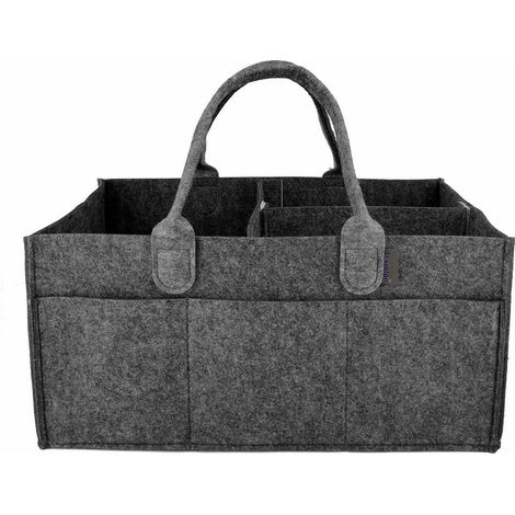 Borsa in feltro con scomparti