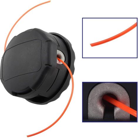 The trimmer head is suitable for Echo SRM210, SRM225, SRM230, and SRM250 lawn mowing heads. (1/4)