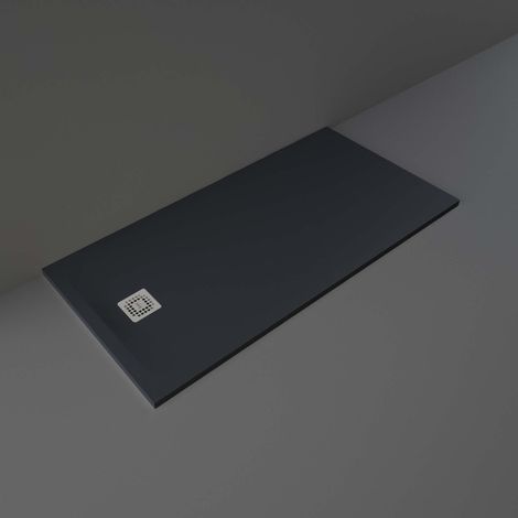 RAK Feeling Black 1600mm x 800mm Rectangular Shower Tray - RFST080160S504 (1/3)