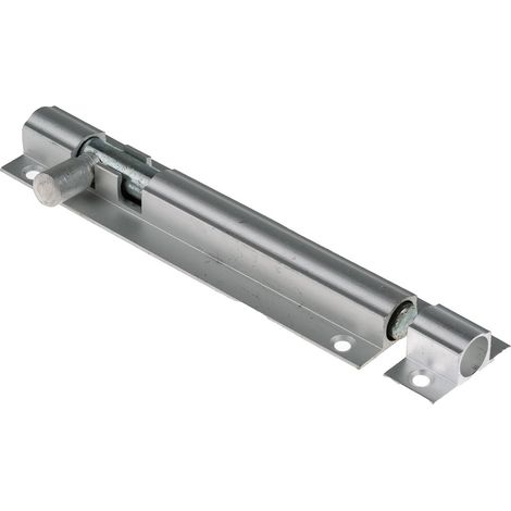 Rs Pro – Verrou de porte en aluminium 100mm – Verrou à pêne droit – Résistant à la corrosion – Pour espaces extérieurs
