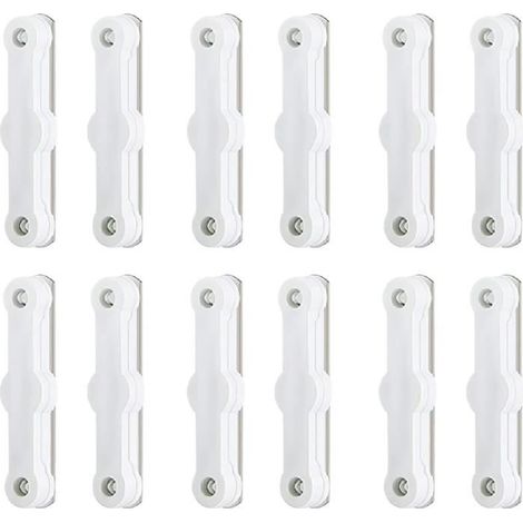 12Pcs Aimants pour Fixer Moustiquaires, Aimant Puissant pour Moustiquaire Fenetre, Clips Moustiquaire Porte Fenetre, Pas Perçage (1/4)