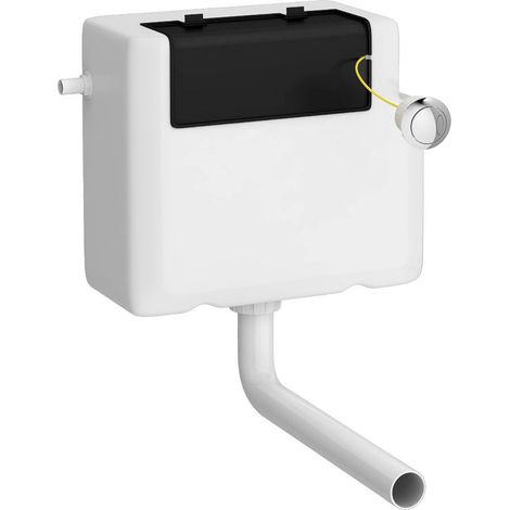 Nuie Dual Flush Concealed Cistern with Chrome Push Buttons - XTY008 (1/2)