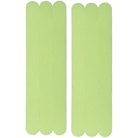 Pair Ruban phosphorescent antidérapant pour escaliers, piscine et salle de bain - 6 bandes vert lumineux adhésives (1/5)