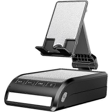 Handyhalterung mit Bluetooth-Lautsprecher, LED-Licht, integriertem Mikrofon, tragbarer, faltbarer Handyständer – JXLGV (1/5)