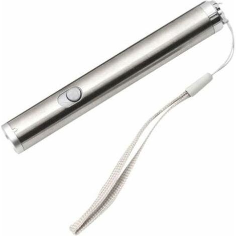 Lampe torche LED puissante émettant une lumière rouge et blanche pour chat (1/5)