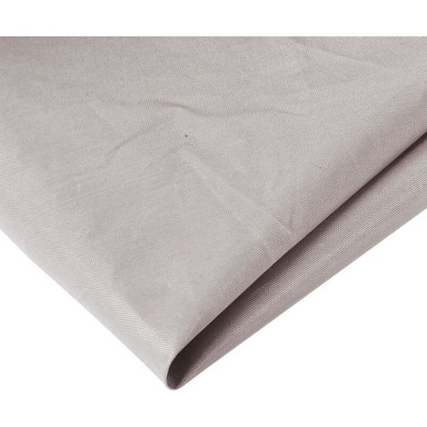 Schutzhülle für sechseckigen Sandkasten – wasserdicht mit Kordelzug – silberfarbenes 190T-Polyester – 140 x 110 x 20 cm (1/5)
