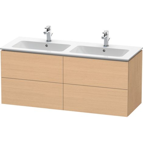 Duravit L-Cube Meuble sous-lavabo suspendu, 4 tiroirs,