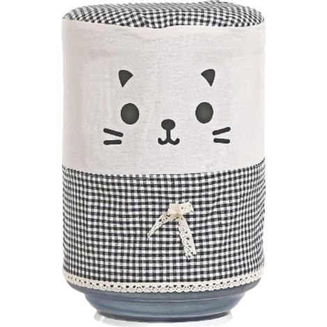Couvercle de Cartouche de Distributeur d'eau 34cm x diamètre 28CM Housse de poussière réutilisable pour Cartouche de Distributeur d'eau Douce (Noir) (1/5)