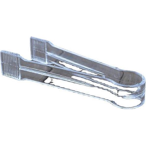 Pinces de service en plastique, pinces à apéritif, pinces de cuisine, pinces transparentes pour bonbons, pinces à glaçons, pinces à sucre (1/5)