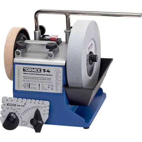 Touret d'affûtage Tormek T-4 – Aiguiseur pour outils tranchants – Moteur puissant pour affûtage précis – Accessoires inclus