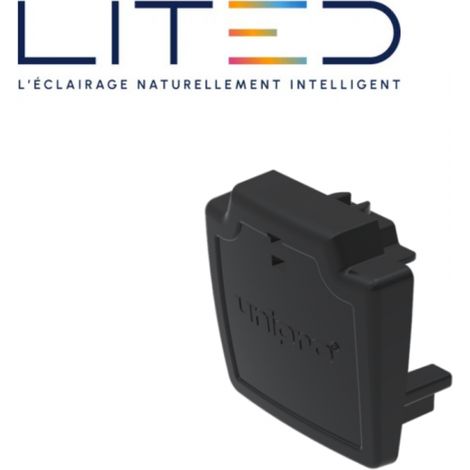 Embouts de fermeture UNIPRO pour rail 3 allumages - couleur embouts de fermeture - 10 embouts de fermeture NOIR