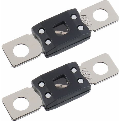 400A MEGA Fusible à Courant Élevé AMG 400 Ampères à Boulonner Pour Voitures, Camions, Véhicules de Construction, Autobus, Caravanes (2 Pièces)