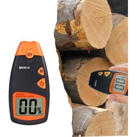 Wood Tester Four-Needle Wood Hygrometer LCD Display l Wood Log Detector Soil Moisture Tester Detector (1/4)