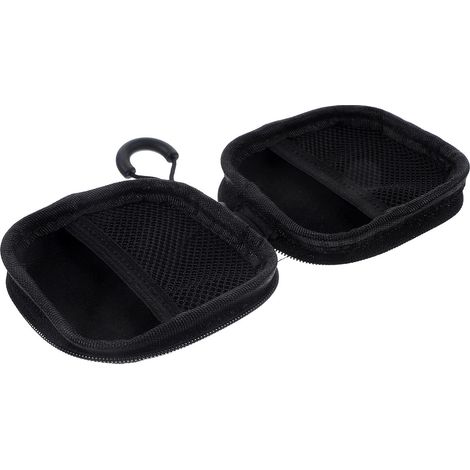 Étui de Rangement pour Écouteurs, Câbles et Chargeurs de Voyage Tissu Oxford Eva, Fermeture Zippée, pour Bureau et Déplacement, Organise les Petits Objets Format Compact (1/5)