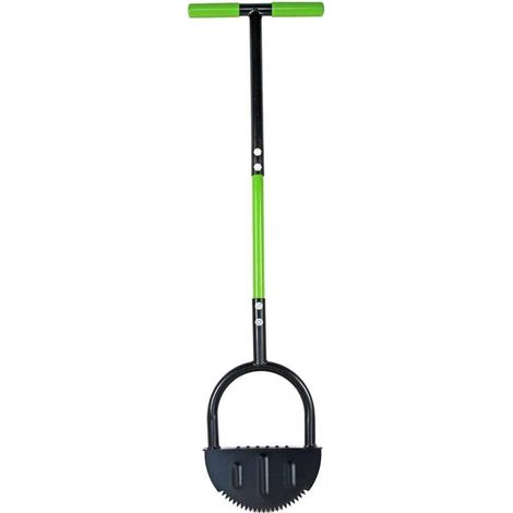 Coupe-Bordures Manuel, Outil à Dentelée, Long Manche Rembourré en Acier Au Carbone, Convient Aux Allées, Terrasses et Espaces Verts. (1/4)