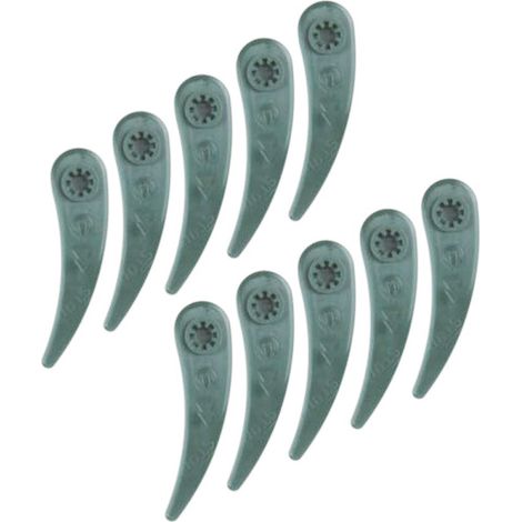 Lot de 24 lames de rechange en plastique pour tondeuse à gazon Bosch Art ART23-18Li ART 26-18Li - 84 x 23 x 1 mm (1/5)