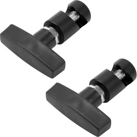Lot de 2 pinces de maintien de capot, support de vérin de hayon, outil de retenue pour coffres et hayons, noir (1/5)