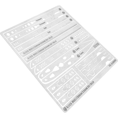 Accessoires de loisirs créatifs - Règle guide d'écriture pour (1/4)