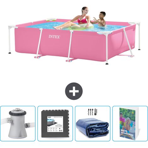 Intex Piscina con struttura Rettangolare - 220x150x60 cm - 7-pezzi  SCB121 (1/4)