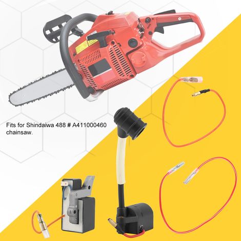 Bobine d'allumage module pour tronçonneuse Shindaiwa 488 A411000460, pièce de rechange compatible, allumeur électronique haute performance, remplacement facile. (1/5)