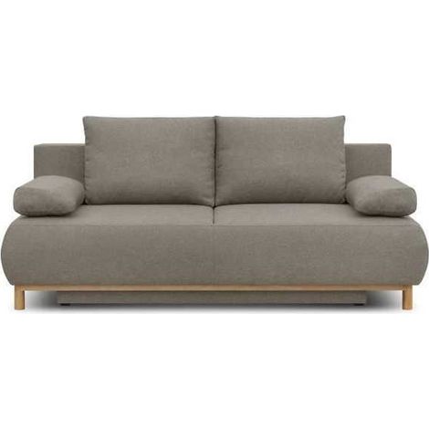 Mika 3-Sitzer Schlafsofa Beige mit Stauraum (1/3)