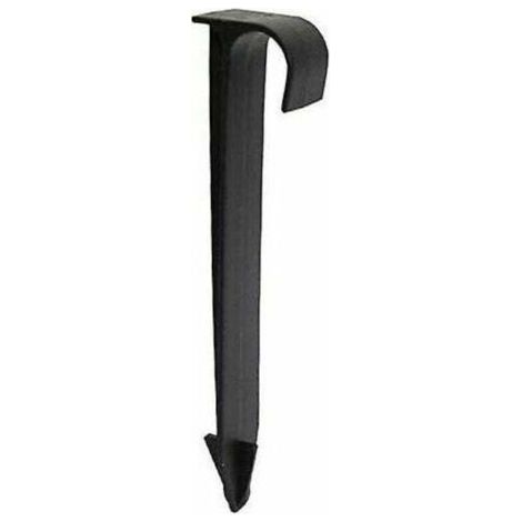 100 supports de tuyaux DN16, piquets de sol de type C pour tuyaux en polyéthylène, gouttières, raccords d'irrigation et connecteurs d'eau de jardin. (1/4)