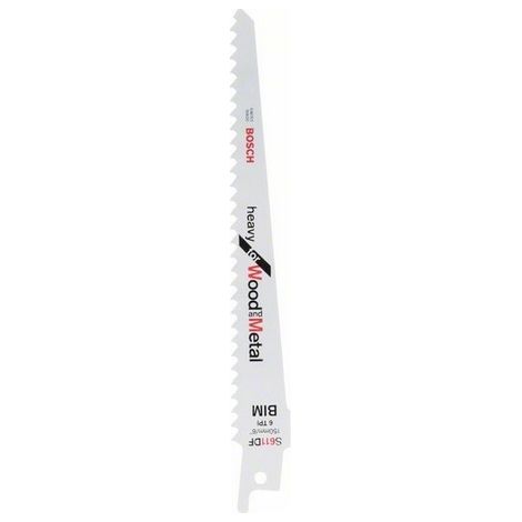 Bosch Professional 2 pezzi di lame per sega universale S611DF Heavy for Wood and Metal (lunghezza 150 mm, accessorio per sega universale)