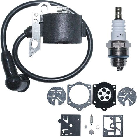 Kit de réparation/reconstruction de bobine d'allumage et bougie pour Stihl 015 015AV 015L Tronçonneuse 1114 404 3200 (1/5)