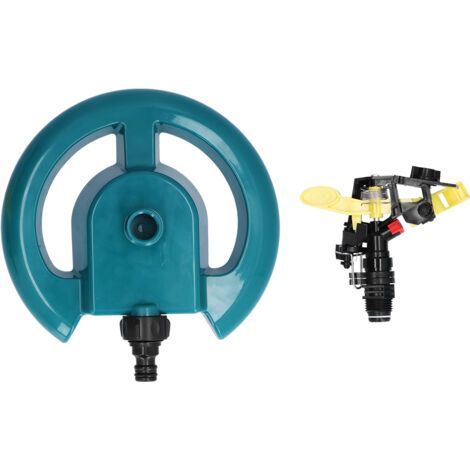FENOPLASTICAArroseur rotatif base ronde pour irrigation jardins et pelouses agricoles, grande stabilité (1/5)