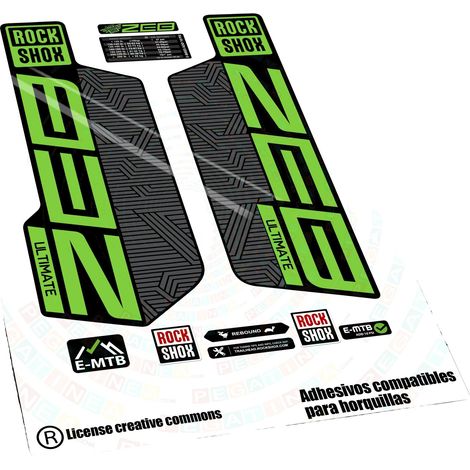 Pegatinas, vinilo de alta calidad, diseño personalizable, verde lima 1 (1/2)