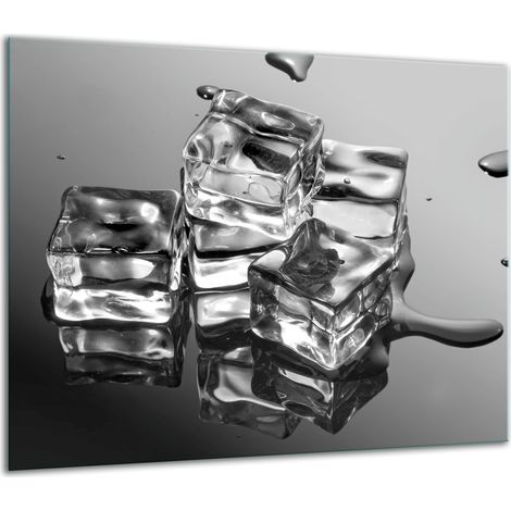 PLAQUE DE PROTECTION EN VERRE POUR CUISINIÈRE 60x52 ICE (1/5)