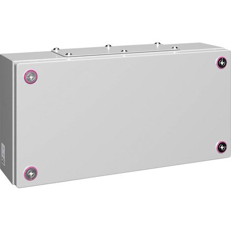 Rittal KX 1532.000 Contenitore da installazione, Contenitore da parete 400 x 200 x 120 Lamiera d'acciaio Grigio lumines