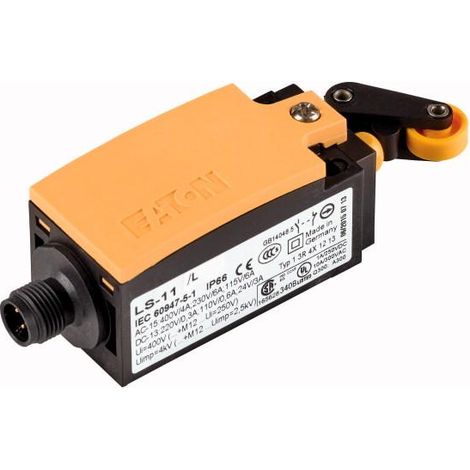 Interrupteur de position 1 F + O levier à galet M12A EATON LS-11S/L-M12A