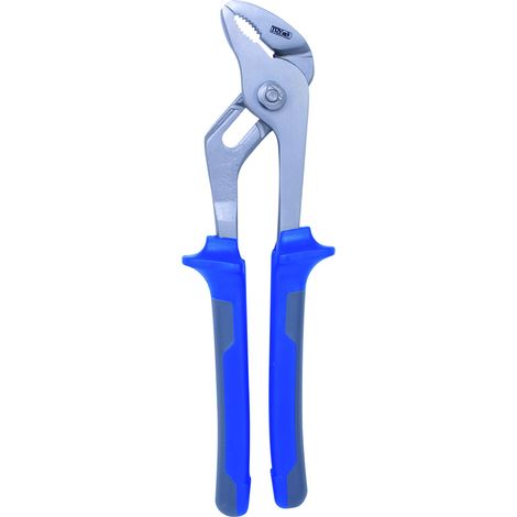 TEC HIT 350180 - Pince Mutiprise à Cran - Tête en Acier Trempé et Branche en Bi-matière - Dotée d'un bouton de réglage Rapide -