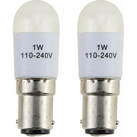 Lot de 2 ampoules de rechange pour machine à coudre, ampoule pour lampe de machine à coudre (1/4)