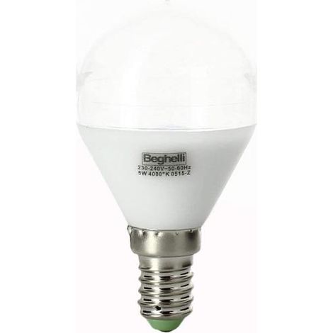 Lampada Ecoled Sfera 4W 230V E14 Luce Naturale 4000K