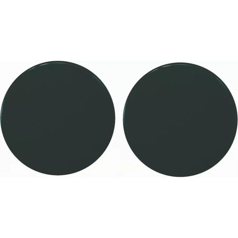 Jeu de rosaces R92/S80 (ø 52 mm - épaisseur 9 mm) - NORMBAU - NY.S 80 BDC - bec de cane - Noir 16