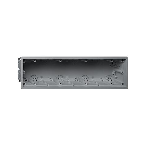 GIRA 289900, SCATOLA PER MONTAGGIO PIATTO, 4 MODULI E22