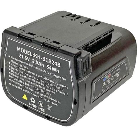 BATTERIA RICARICABILE AL LITIO 21,6V 2,5Ah RICAMBIO PS 22-38 BLUE BIRD