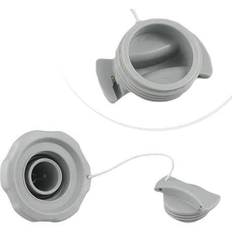 2-teilige, zuverlässige Ersatz-Luftventil-Aufblas-Schraubkappe für P05767. Genießen Sie Ihr Spa (1/5)