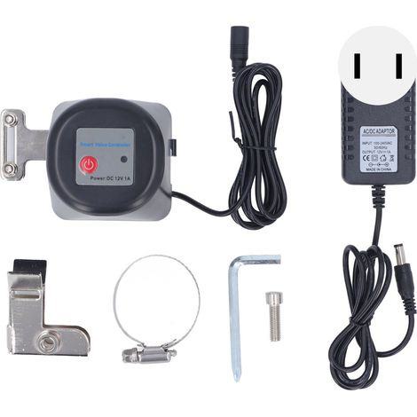 Vanne intelligente pour eau, contrôle vocal et application, domotique agricole et domestique, tension AC100-240V, prise US, régulateur de vanne à distance. (1/5)